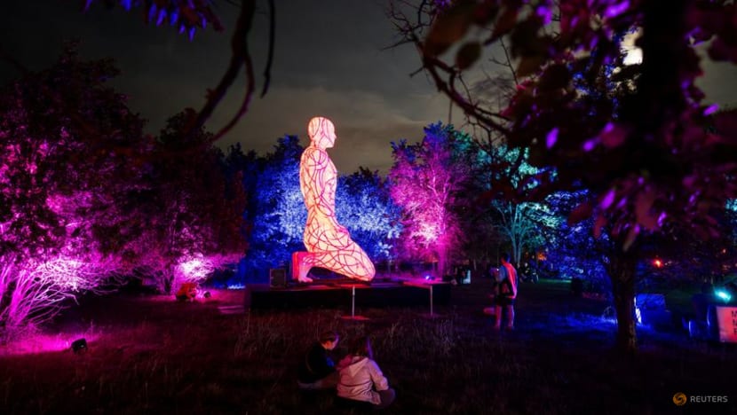 Music and light shows bring new energy to derelict Hungarian power plant