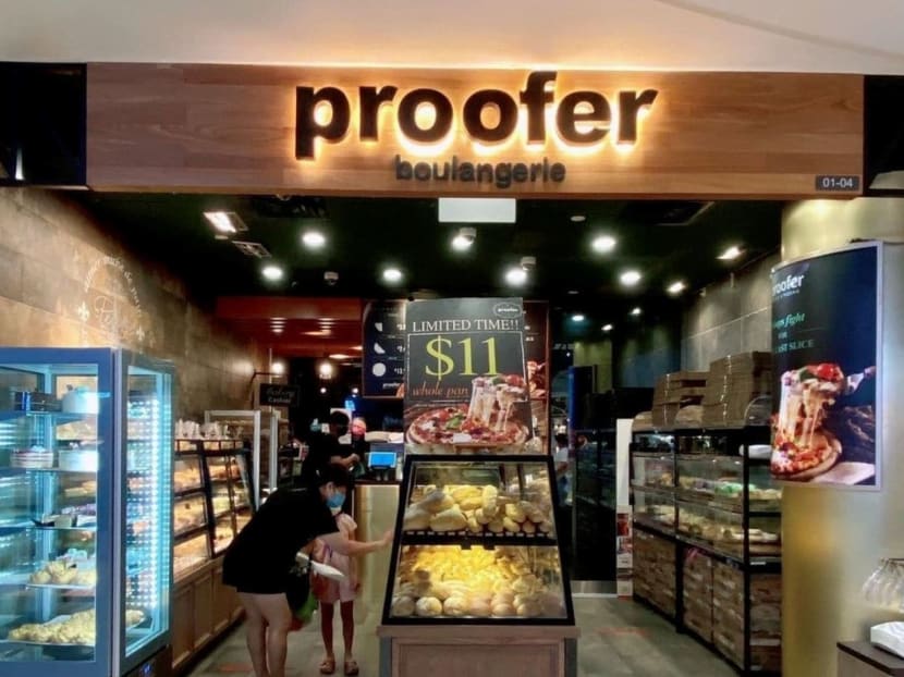 A view of a retail outlet of Proofer Bakery. The firm has been directed by the Singapore Food Agency to recall its food products that have been sent to its 16 outlets.
