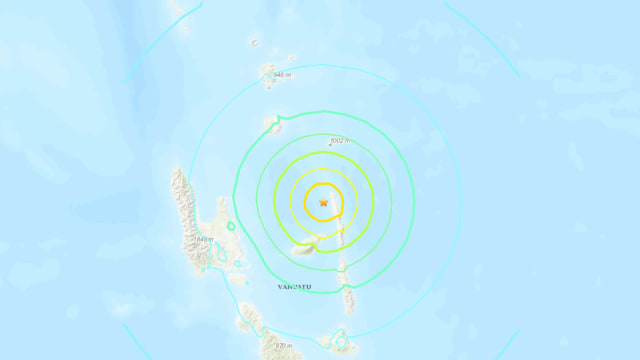 印尼和瓦努阿图先后发生6.2和6.7级地震