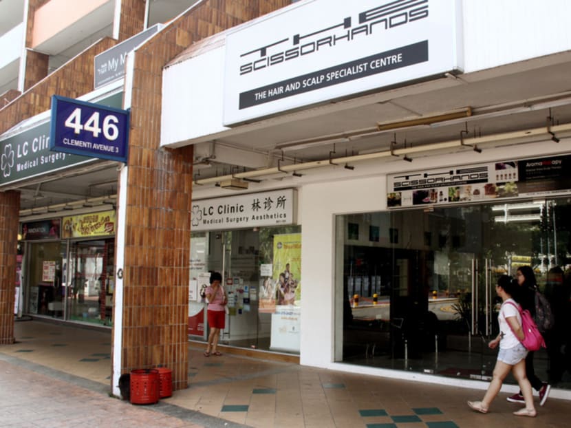 The Scissorhands hair salon chain abruptly closed its seven outlets two weeks ago, leaving customers who had bought its packages in the lurch. Photo: Daryl Kang