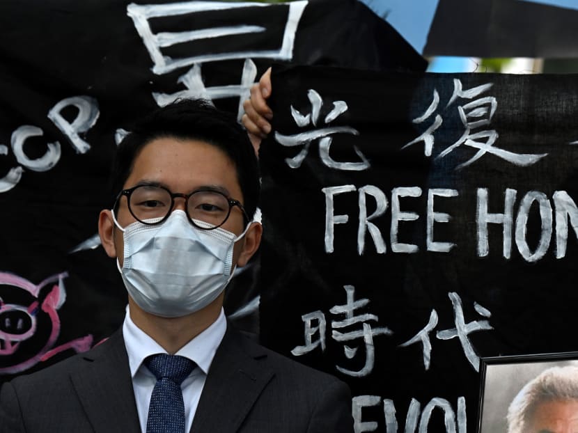 Exiled HK protest leader holds first meeting with UK govt Exiled HK protest leader holds first meeting with UK govt
