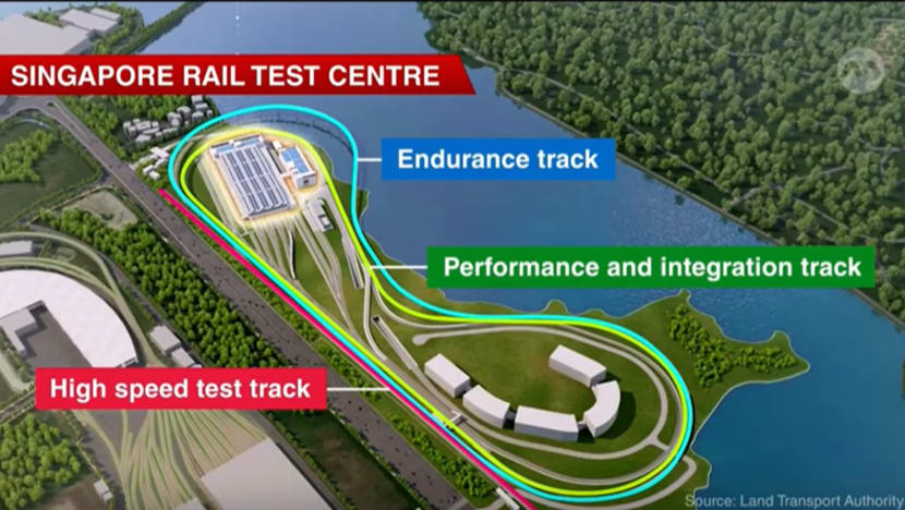 LTA unveils high-speed test site for MRT trains, on track to complete ...