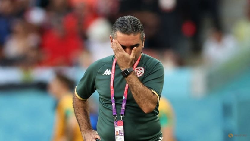 Tunisia vs. Australia, Group D, FIFA World Cup Qatar 2022, November 26, Al Janoub Stadium, Al Wakrah, Qatar Coach Jalel Kadri of Tunisia Carl Recine for REUTERS