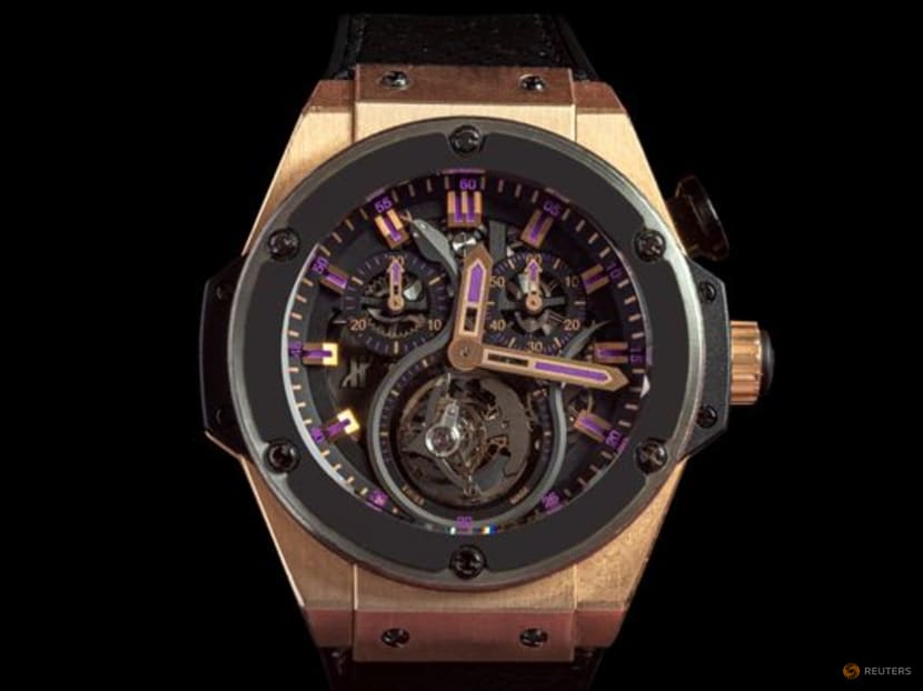 Kobe Bryant designed and signed Hublot watch hits the auction block Kobe Bryant designed and signed Hublot watch hits the auction block
