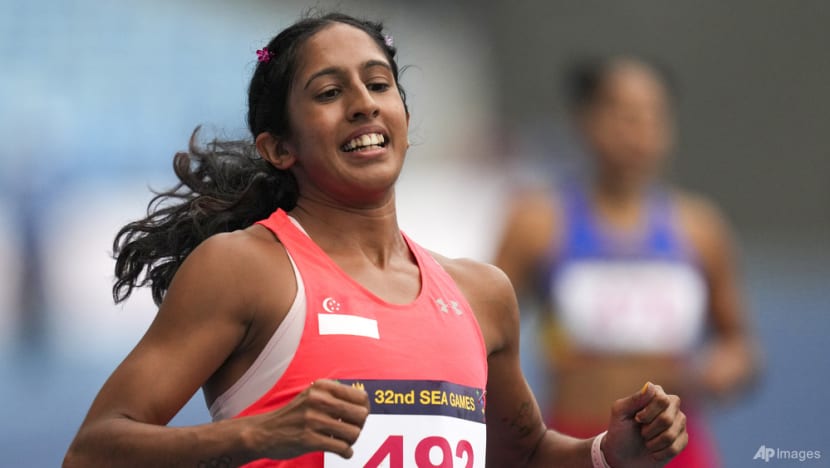 Singapore's Shanti Pereira sets new 100m national record twice in a day at Germany meet Singapore's Shanti Pereira sets new 100m national record twice in a day at Germany meet