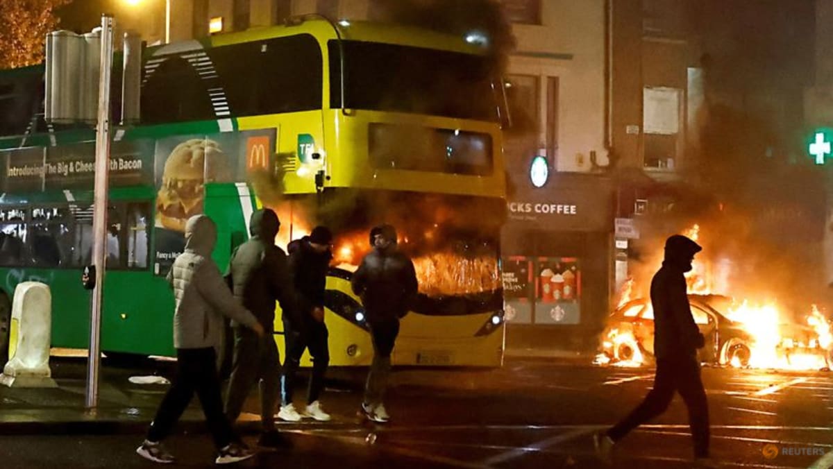 Dublin wakes to looted stores, smouldering vehicles after night of riots