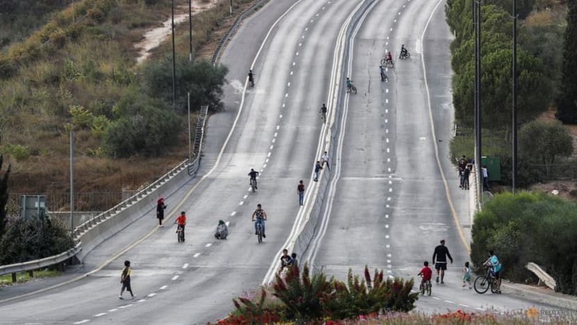 A bird's eye view of Israel's deserted streets on Yom Kippur A bird's eye view of Israel's deserted streets on Yom Kippur