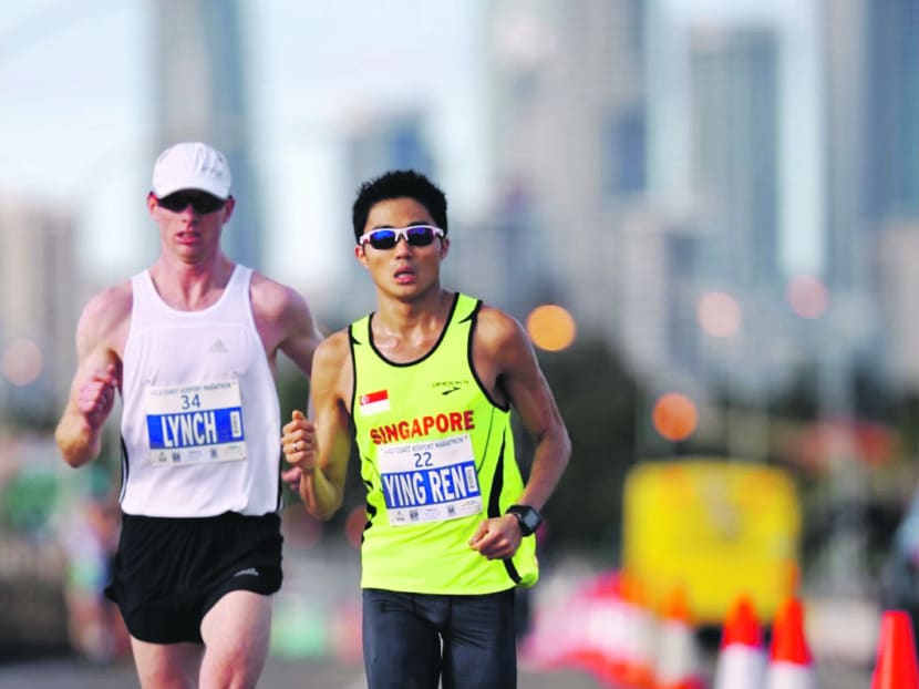 Mok Ying Ren at the Gold Coast 
Airport Marathon.