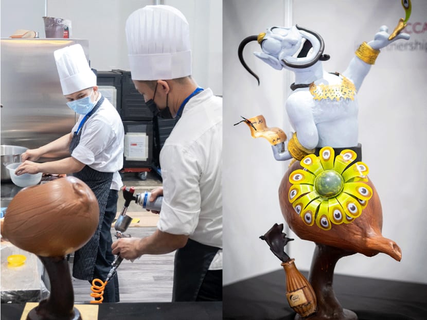 An Aladdin’s Genie chocolate sculpture helped Singapore win a global pastry contest. How did that happen? An Aladdin’s Genie chocolate sculpture helped Singapore win a global pastry contest. How did that happen?