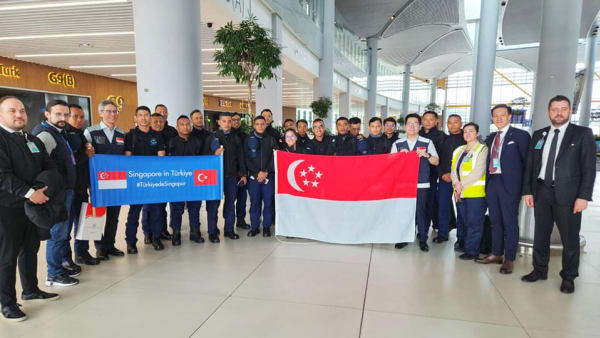 SCDF's advance team arrives in southern Türkiye to assist with quake rescue efforts