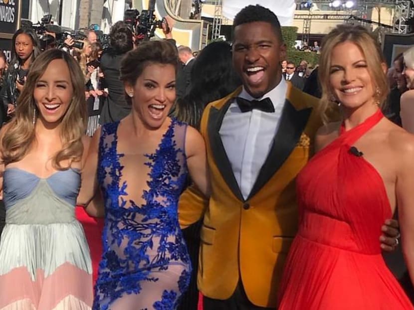 Singaporean designer Raffiey Nasir’s gown graced the Golden Globes red carpet Singaporean designer Raffiey Nasir’s gown graced the Golden Globes red carpet