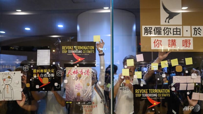Sacked Hong Kong Cathay staff decry 'Cultural Revolution' purge Sacked Hong Kong Cathay staff decry 'Cultural Revolution' purge