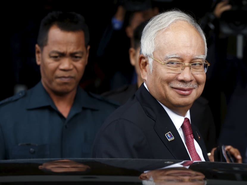 Malaysia's Prime Minister Najib Razak leaves parliament in Kuala Lumpur, on Jan 26, 2016. Photo: Reuters