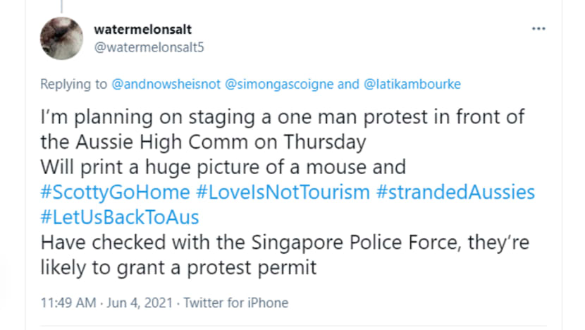 Police rebut claims on planned protest outside Australian High Commission