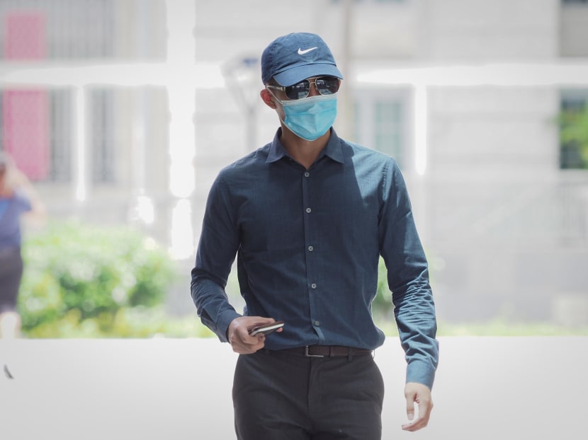 Lee Yan Ru outside the State Courts on Sept 7, 2020. Lee Yan Ru outside the State Courts on Sept 7, 2020.