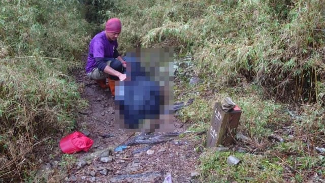 爬山惊见女尸 台湾男子担心遗体被动物吃背尸下山报警