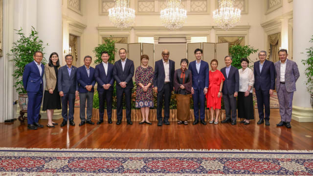 尚达曼总统成新加坡工商联合总会基金会 首位赞助人