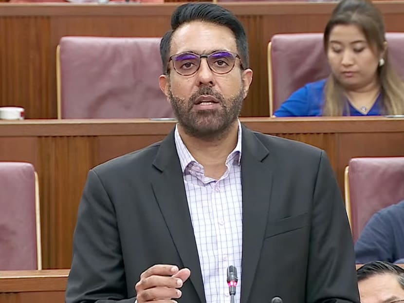 Mr Pritam Singh, secretary-general of the Worker's Party and Leader of the Opposition, speaking in Parliament on March 20, 2023.