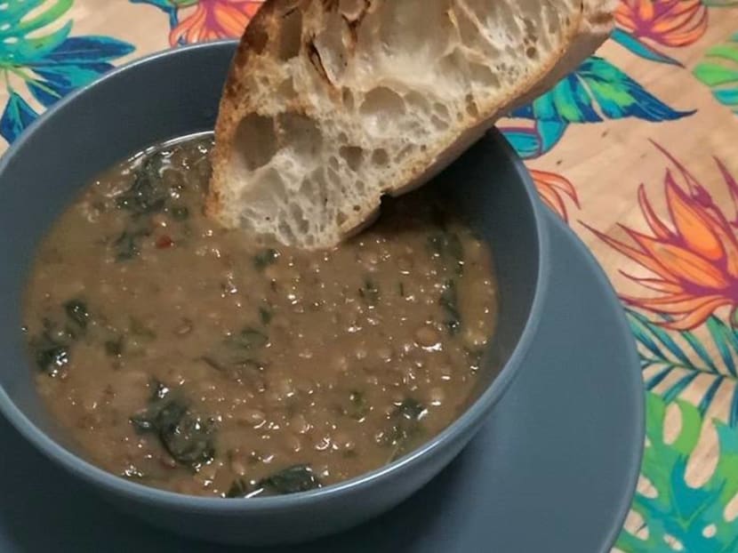 Easy home recipe: Wholesome lentil and kale soup from Tablescape's chef