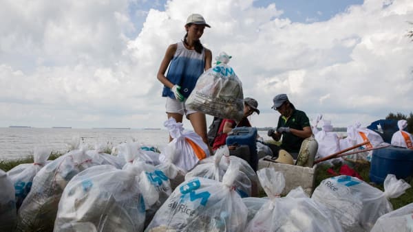 Sea Bags and 4ocean Int'l Coastal Cleanup Day
