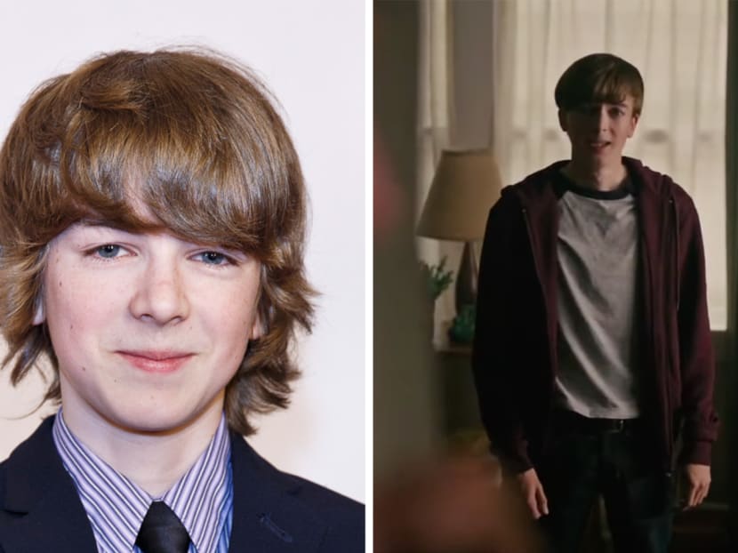 Ryan Grantham (left) played a minor character (right) in American TV series Riverdale.