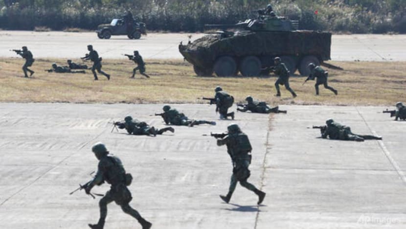 Taiwan military stages drill aimed at repelling China attack Taiwan military stages drill aimed at repelling China attack
