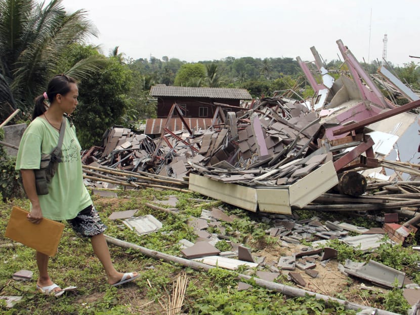 Where was the earthquake today thailand