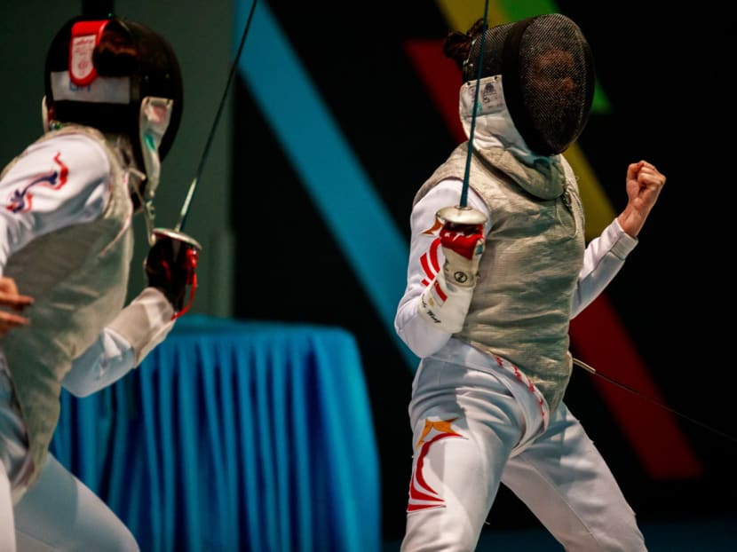 Former national fencer Wong Toon King said that the winning team should focus on helping local fencers do well at other international competitions like the Asian Games and world championships. Photo: Sport Singapore/Stanley Cheah