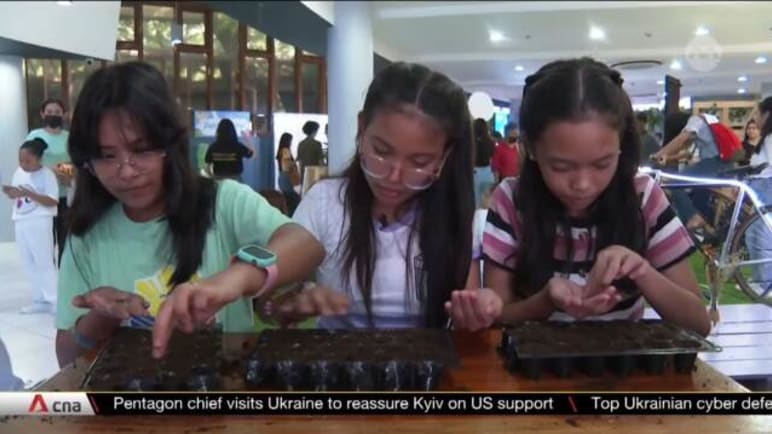 Filipino kids seeking training and guidance to combat climate change | Video
