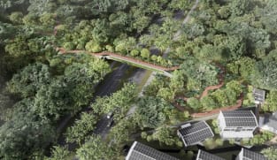 New eco-pedestrian bridge to be built across Upper Bukit Timah Road by 2026