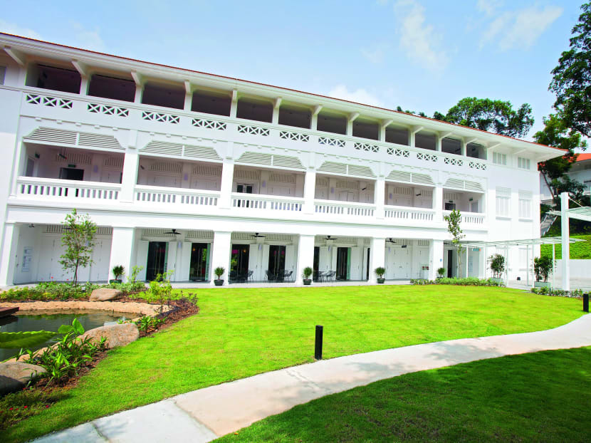BNP Paribas’ 
S$24 million campus, located in restored heritage buildings near Changi, hopes to train banking professionals in risk and compliance. 
Photo: BNP Paribas