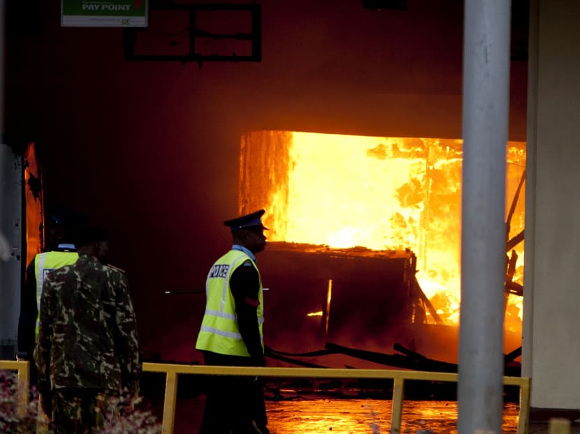 Gallery: Big fire, slow response: Kenya airport hall gutted