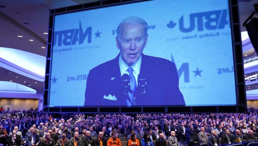 Biden takes aim at Amazon as he touts unions