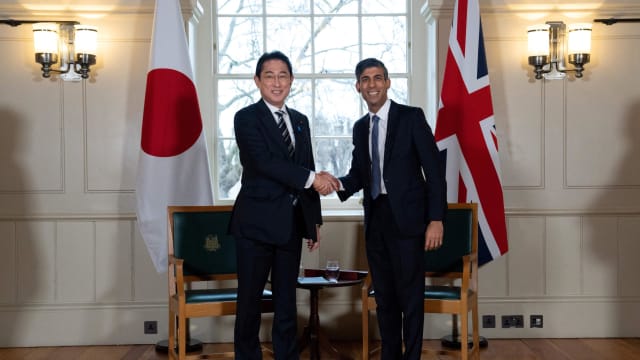 英国和日本将签署广岛协议 加强防务合作