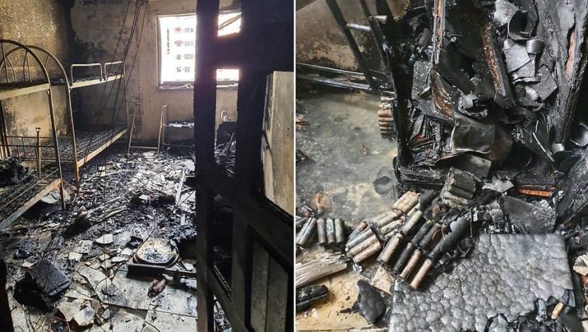 Man and baby girl taken to hospital after PMD fire at Bukit Batok West Man and baby girl taken to hospital after PMD fire at Bukit Batok West