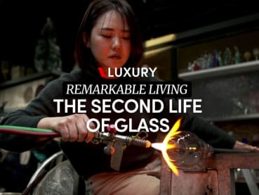 Inside the studio of a glass artist in Incheon, where used bottles get a new lease on life | CNA Luxury