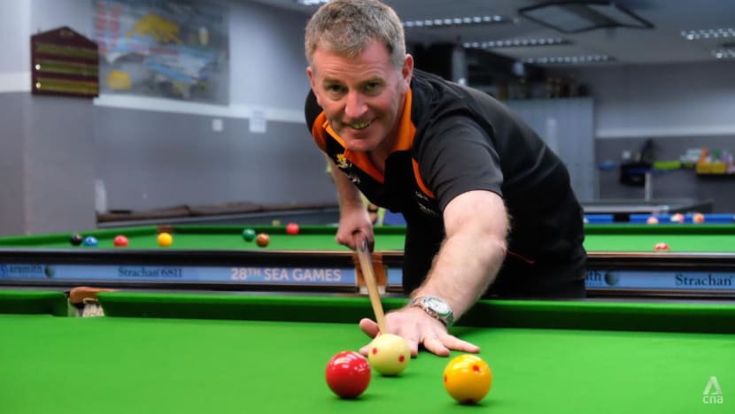 Singapore’s world champion and oldest competitor at upcoming SEA Games gunning for 7th straight billiards gold Singapore’s world champion and oldest competitor at upcoming SEA Games gunning for 7th straight billiards gold