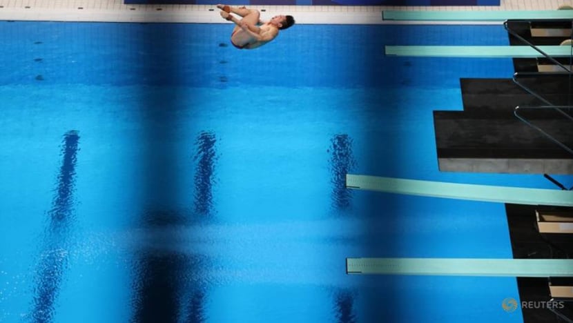 Olympics-Diving-China claims top two spots in men's 3m springboard semi-finals Olympics-Diving-China claims top two spots in men's 3m springboard semi-finals