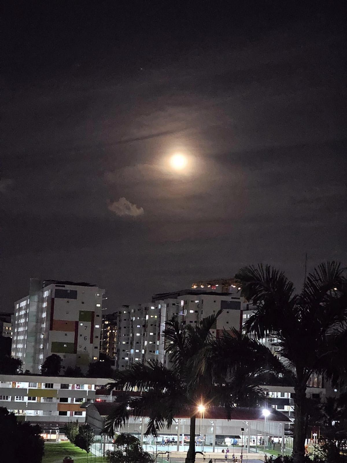 First supermoon of the year rises over Singapore CNA