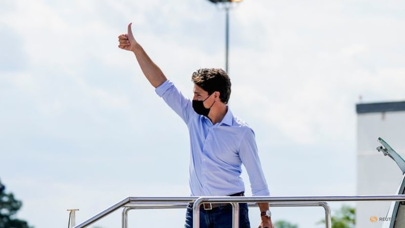 Canada's Trudeau, after gravel throwing, condemns rhetoric of right-wing leader Canada's Trudeau, after gravel throwing, condemns rhetoric of right-wing leader