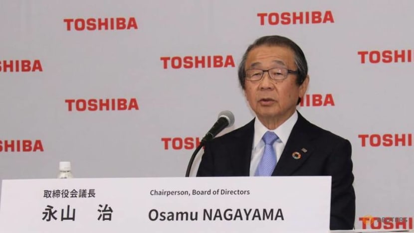 Toshiba chairman says he may leave once problems fixed - WSJ Toshiba chairman says he may leave once problems fixed - WSJ