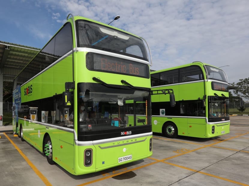 Double-decker electric buses are being used for bus services 83, 189 and 983.