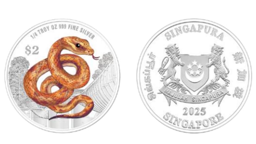MAS unveils 2025 Year of the Snake coins featuring Henderson Waves 