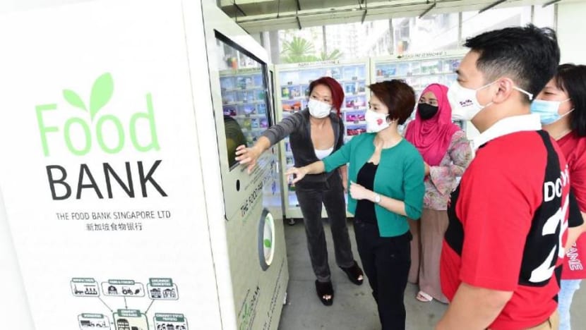 Food Bank vending machine launched in Choa Chu Kang for needy residents