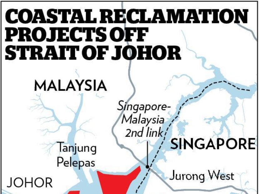 Controversial reclamation project in Johor Straits halted