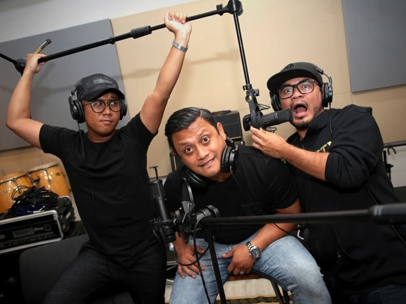 The men behind Okletsgo: (From left) Dzar Ismail, Raja Razie and Dyn Norahim. The men behind Okletsgo: (From left) Dzar Ismail, Raja Razie and Dyn Norahim.