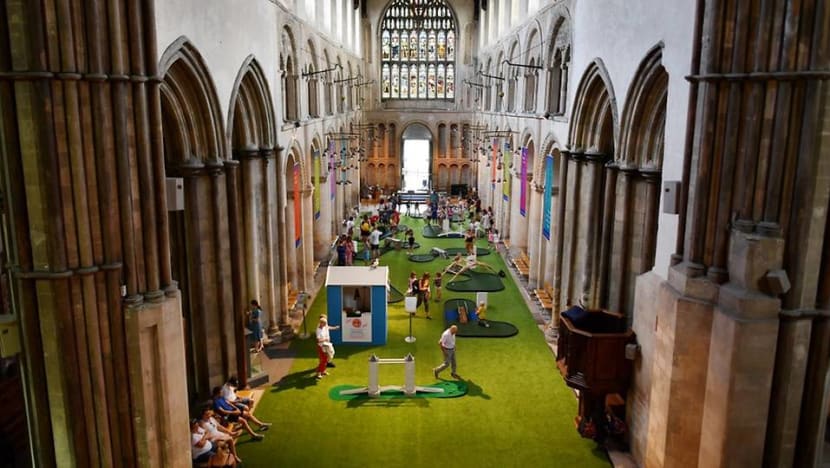 Fairway to heaven? UK cathedral golf course draws fans