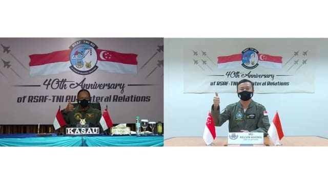我国和印尼两国空军部队 庆祝建立双边防卫关系40周年纪念