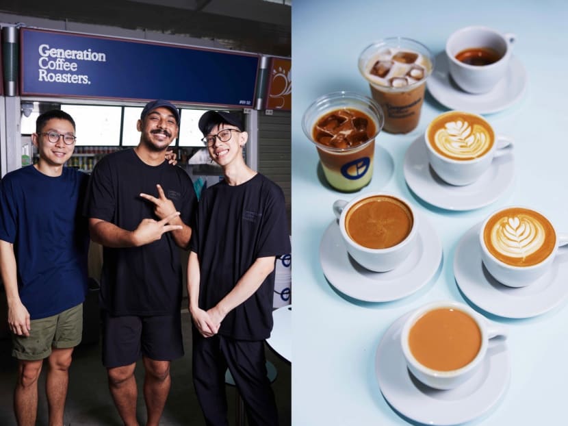 Hawker stall boasts former Providore Cafe and Starbucks baristas pulling S$1.50 kopi from espresso machine