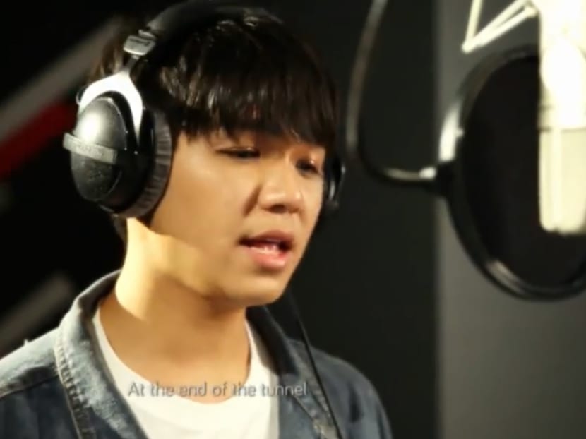 The song was written by Jarrell Huang, winner of Chinese singing competition SPOP.